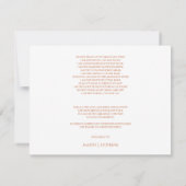 Personalisierte Beerdigung - Dankeschön-Karte Dankeskarte (Rückseite)