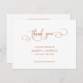 Personalisierte Beerdigung - Dankeschön-Karte Dankeskarte (Vorne/Hinten)