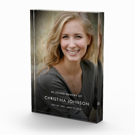 Personalisierte Beerdigung des Lebens Fotoblock (Rechts)