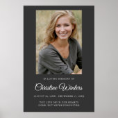 Personalisierte Beerdigung des Lebens Poster (Vorne)