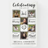 Personalisierte Beerdigung Gedenkstätte Einzigarti Banner (Vertikal)