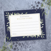 Personalisierte Beerdigung von Grünpflanzen mit Sp