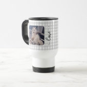 Personalisierte Begleiter Foto Liebe Paw Print Tra Reisebecher (Vorderseite Links)