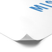 Personalisierte Begrüßung in der dritten Klasse Poster (Ecke)