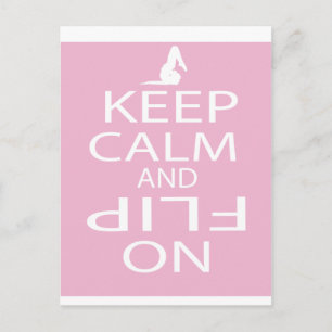 Personalisierte Behalten Gymnastik Gaben Postkarte