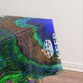 Personalisierte Behalten Ruhe und Ihr Text Peak Tischdecke (Beispiel)