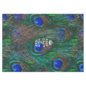 Personalisierte Behalten Ruhe und Ihr Text Peak Tischdecke (Vorderseite (Horizontal))