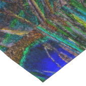 Personalisierte Behalten Ruhe und Ihr Text Peak Tischdecke (Schrägansicht)