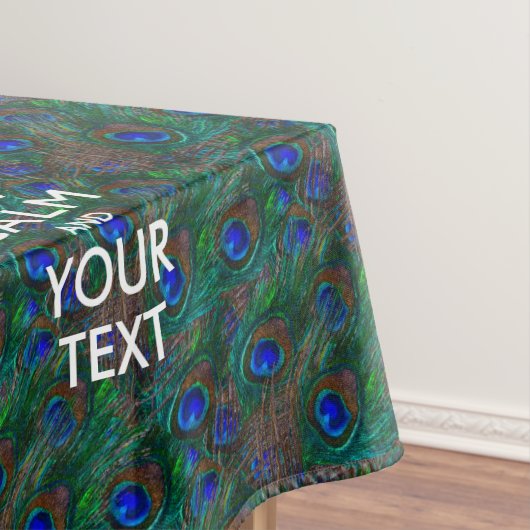 Personalisierte Behalten Ruhe und Ihr Text Peak Tischdecke (Beispiel)