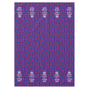 Personalisierte Behalten Ruhe und mehrfarbiger Tex Tischdecke