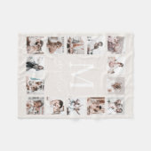 Personalisierte Beige für benutzerdefinierte FotoC Fleecedecke (Vorderseite (Horizontal))