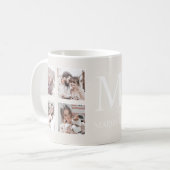 Personalisierte Beige für benutzerdefinierte FotoC Kaffeetasse (Vorderseite Links)