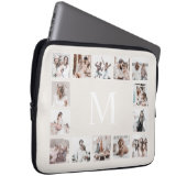 Personalisierte Beige für benutzerdefinierte FotoC Laptopschutzhülle (Vorne Rechts)