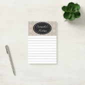 Personalisierte beige Küchen-Post-it-Notes Post-it Klebezettel (Büro)