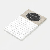 Personalisierte beige Küchen-Post-it-Notes Post-it Klebezettel (angewinkelt)