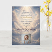 Personalisierte Beileidskarten Karte (Gelbe Blume)