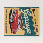 Personalisierte Bel Air Garage Puzzle (Horizontal)
