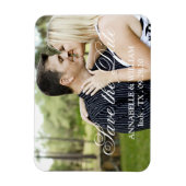 Personalisierte Benutzerdefiniert "Save the Date" Magnet (Vertikal)