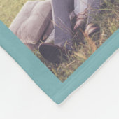 Personalisierte benutzerdefinierte 15-FotoCollage Fleecedecke (Ecke)