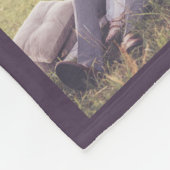 Personalisierte benutzerdefinierte 15-FotoCollage Fleecedecke (Ecke)