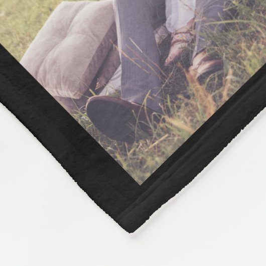 Personalisierte benutzerdefinierte 15-FotoCollage Fleecedecke (Ecke)