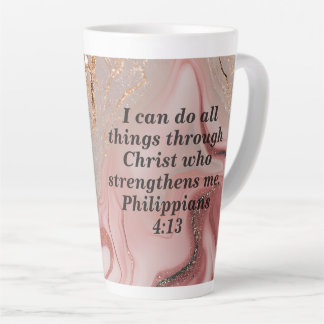 Personalisierte benutzerdefinierte Bibel-Schriftzi Milchtasse