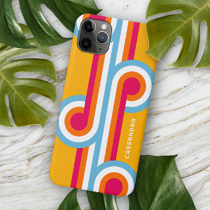 Personalisierte Benutzerdefinierte Blaue Orange Ro Case-Mate iPhone Hülle