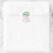 Personalisierte benutzerdefinierte Buchaufkleber | (Tasche)