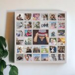 Personalisierte benutzerdefinierte Collage Künstlicher Leinwanddruck<br><div class="desc">33 Foto Template Personalisiert Made Collage Imitate Leinwand Wandkunst aus Ricaso - perfekt bewahren - die Hintergrundfarbe ändern,  indem Sie auf "Weiter anpassen" klicken</div>