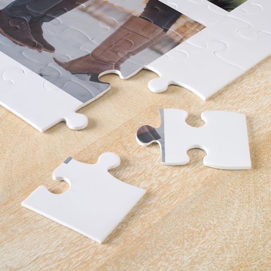 Personalisierte benutzerdefinierte Collage Puzzle (Seite)