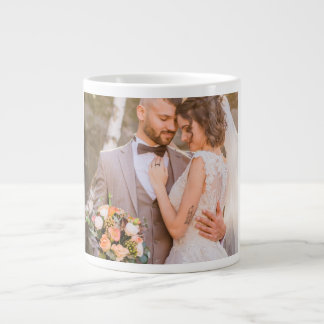 Personalisierte benutzerdefinierte Couple-Foto Jumbo-Tasse