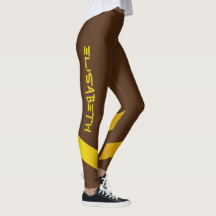 Personalisierte benutzerdefinierte Darstellung - V Leggings