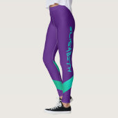 Personalisierte benutzerdefinierte Darstellung - V Leggings (Links)