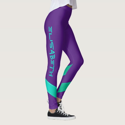 Personalisierte benutzerdefinierte Darstellung - V Leggings (Rechts)