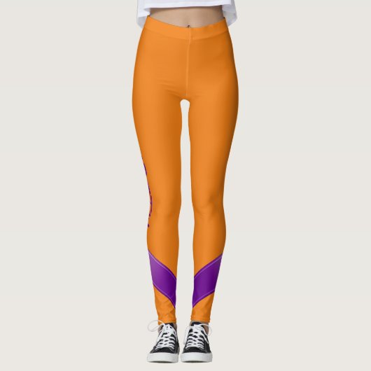 Personalisierte benutzerdefinierte Darstellung - V Leggings (Vorderseite)