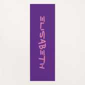 Personalisierte benutzerdefinierte Darstellung - V Yogamatte (Vorderseite)