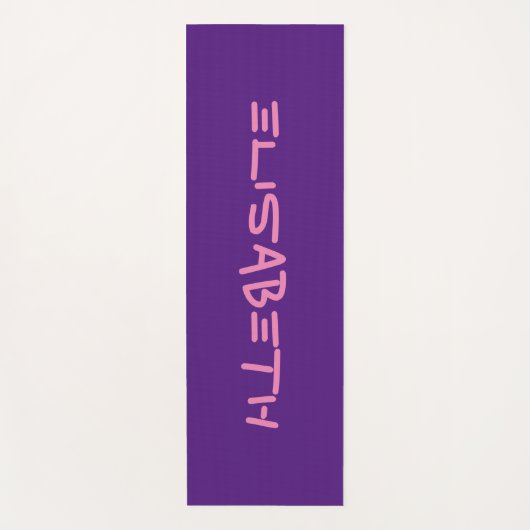 Personalisierte benutzerdefinierte Darstellung - V Yogamatte (Vorderseite)