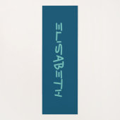 Personalisierte benutzerdefinierte Darstellung - V Yogamatte (Rückseite)