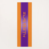 Personalisierte benutzerdefinierte Darstellung - V Yogamatte (Rückseite)