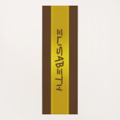 Personalisierte benutzerdefinierte Darstellung - V Yogamatte (Rückseite)