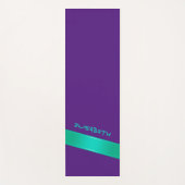 Personalisierte benutzerdefinierte Darstellung - V Yogamatte (Vorderseite)