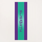 Personalisierte benutzerdefinierte Darstellung - V Yogamatte (Rückseite)