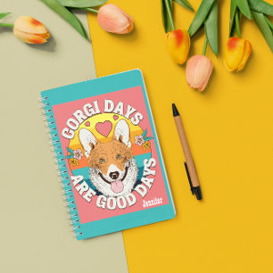 Personalisierte benutzerdefinierte Dog-Mama Corgi  Notizblock