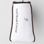 Personalisierte benutzerdefinierte einfache Golf-H Golf Headcover (Rotieren 90)