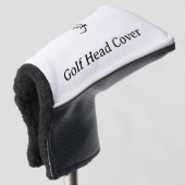 Personalisierte benutzerdefinierte einfache Golfko Golf Headcover (3/4 Vorderseite)