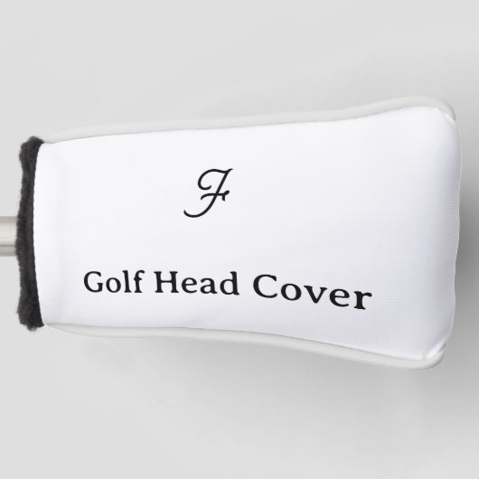 Personalisierte benutzerdefinierte einfache Golfko Golf Headcover (Vorderseite)