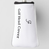 Personalisierte benutzerdefinierte einfache Golfko Golf Headcover (Rotieren 90)