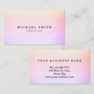 Personalisierte benutzerdefinierte elegante modern visitenkarte