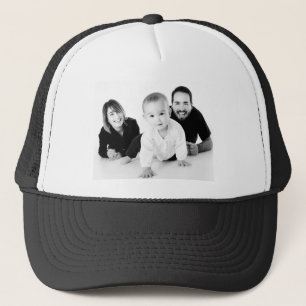 Personalisierte benutzerdefinierte Familienfoto-Tr Truckerkappe