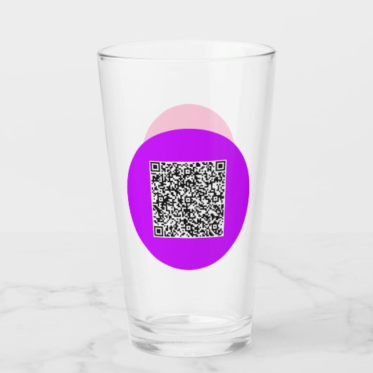 Personalisierte benutzerdefinierte Farbe des YouQR Glas (Rückseite)